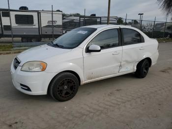  Salvage Chevrolet Aveo