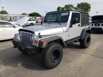  Salvage Jeep Wrangler