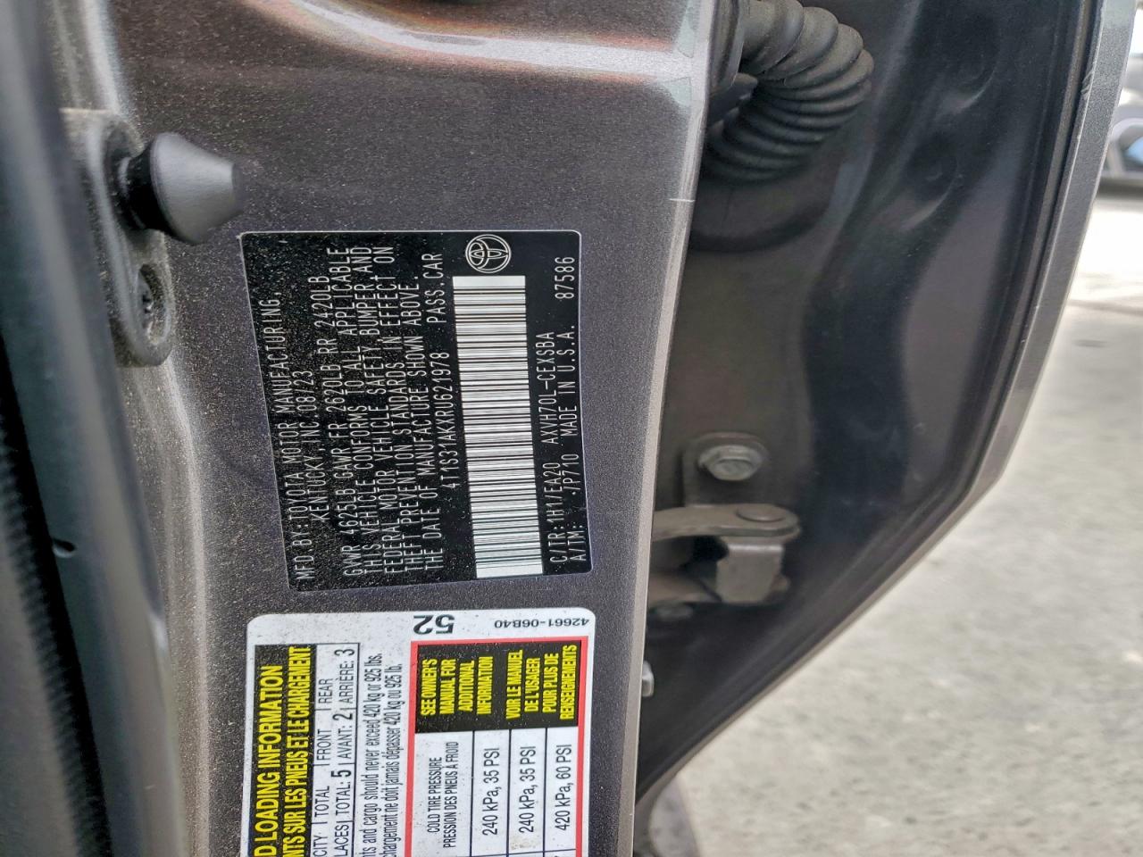 Toyota Camry Se Night Shade Image 12