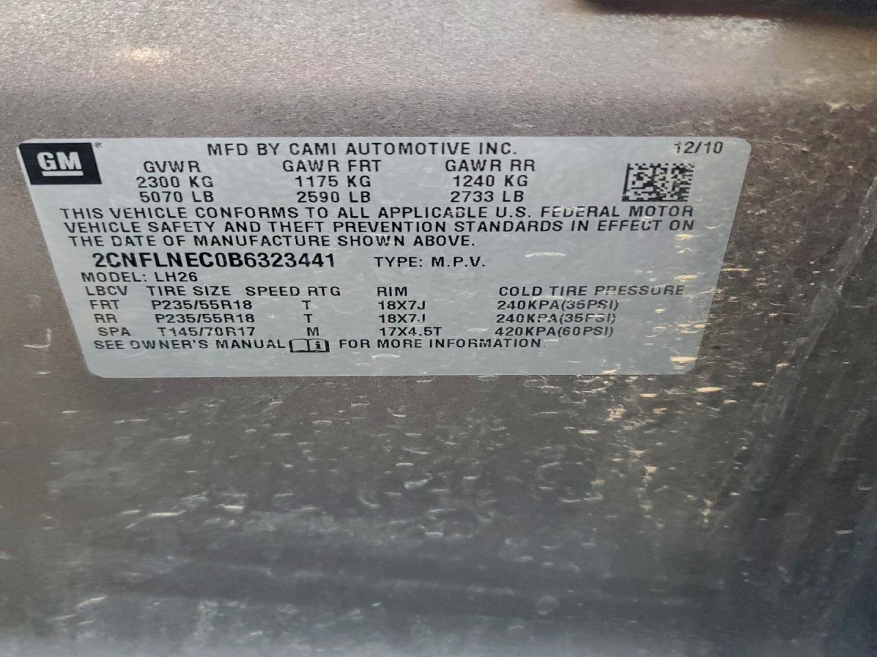 Chevrolet Equinox Lt Image 12