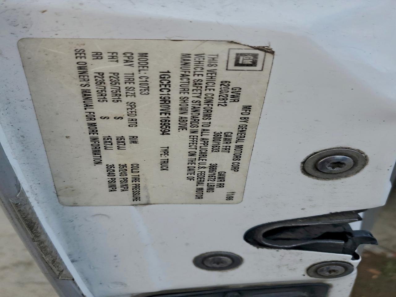 Chevrolet Gmt C1500 Image 12