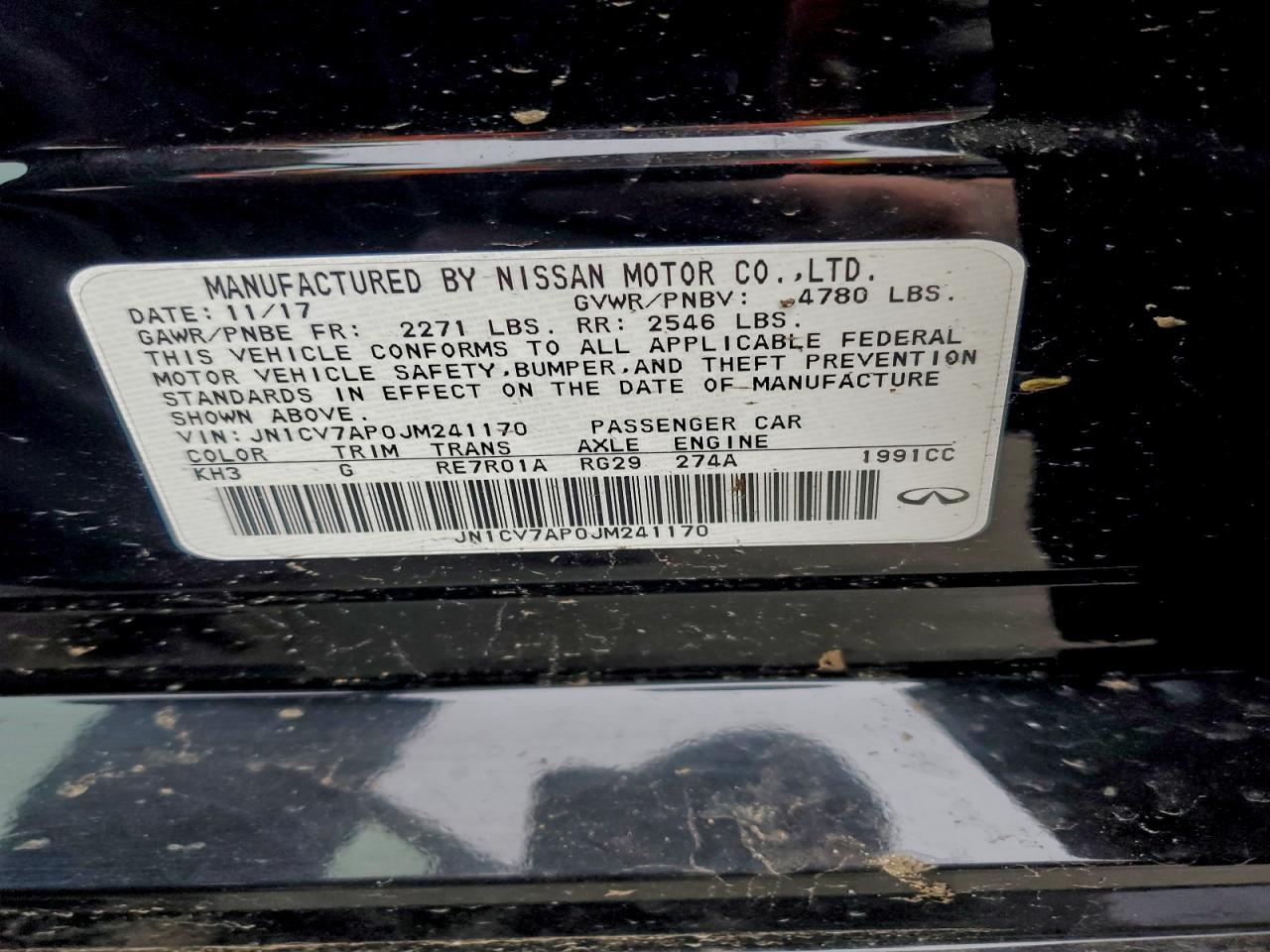 INFINITI Q50 Pure Image 6