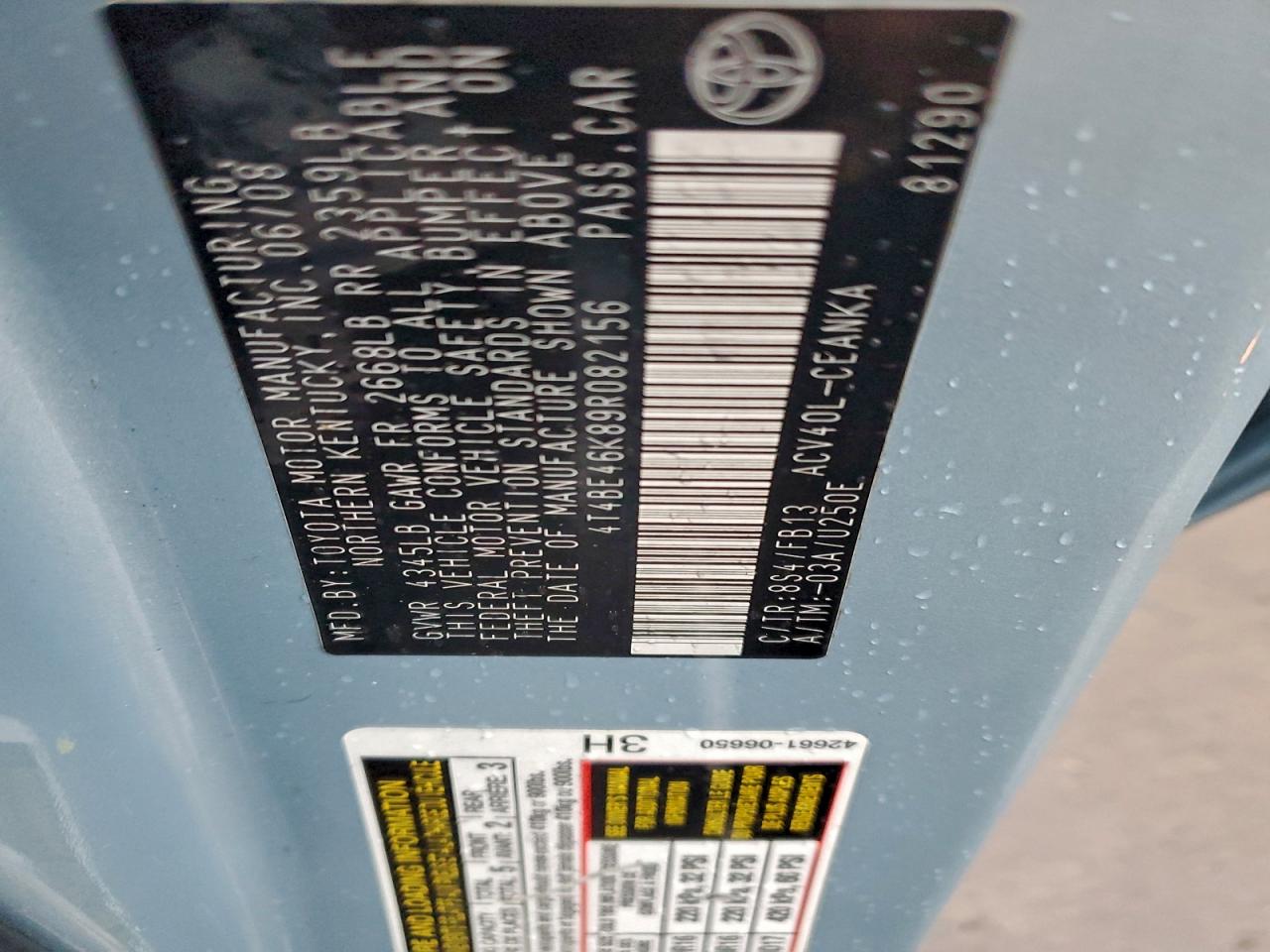 Toyota Camry Base Image 7